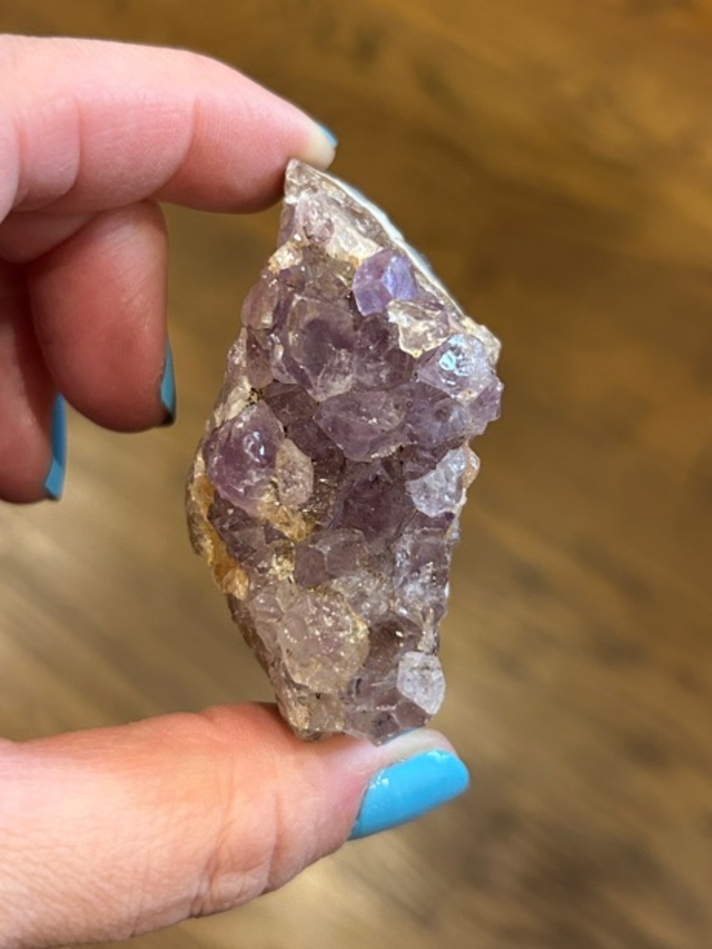 Raw Amethyst Crystal Cluster - Purple